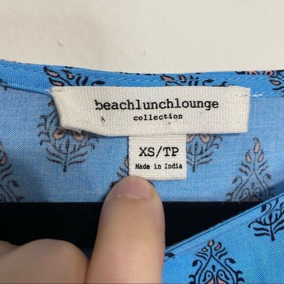 BeachLunchLounge Turquoise Boho Tunic Shift Dress - Picture 6 of 9
